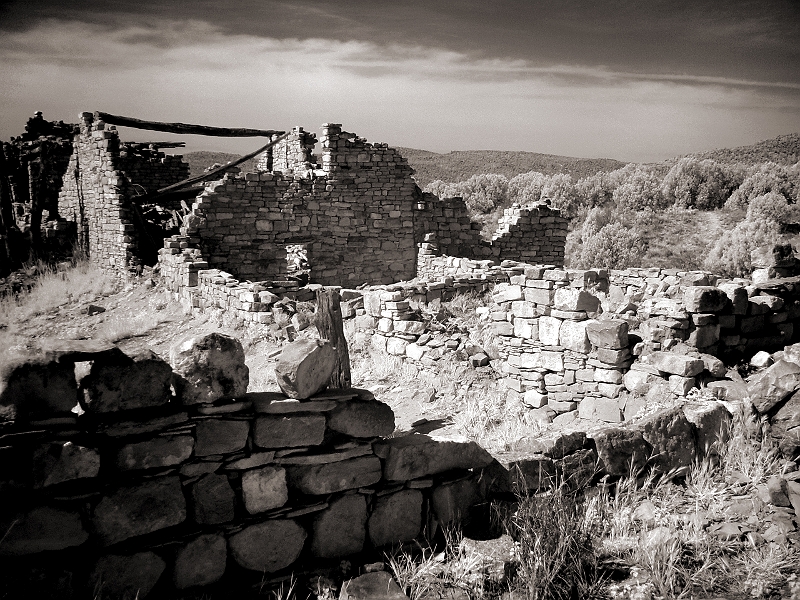 Apache Ruins Ruins near Fort Apache, AZ � Dave Hickey